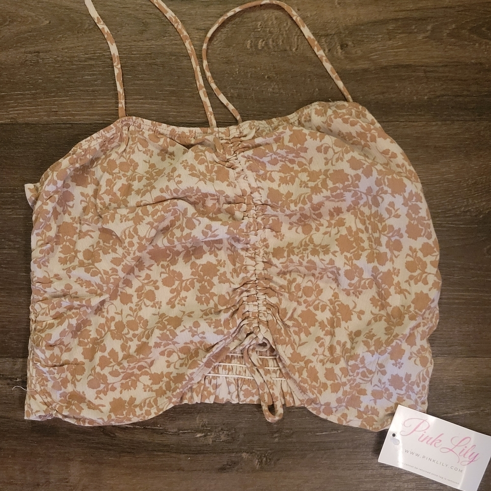 Floral crop top
